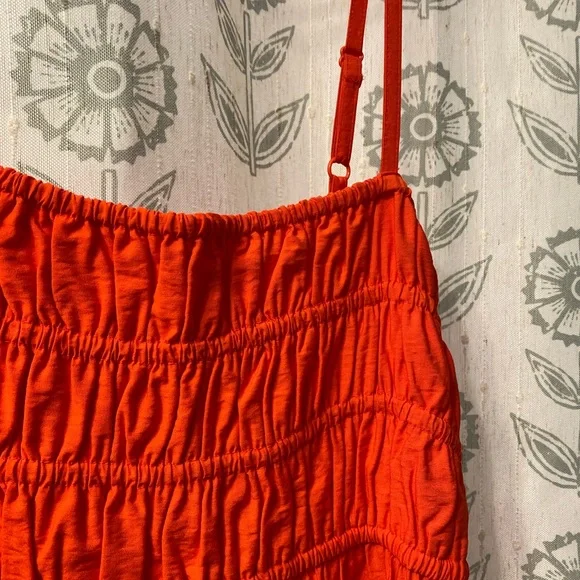 A New Day Vibrant Coral Maxi Dress XL - Picture 4 of 6